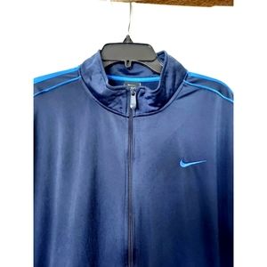 NIKE Navy Zip Activewear Jacket. Size XL
